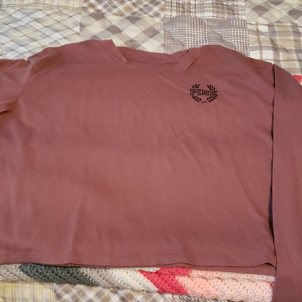 Pink,  long sleeved t-shirt